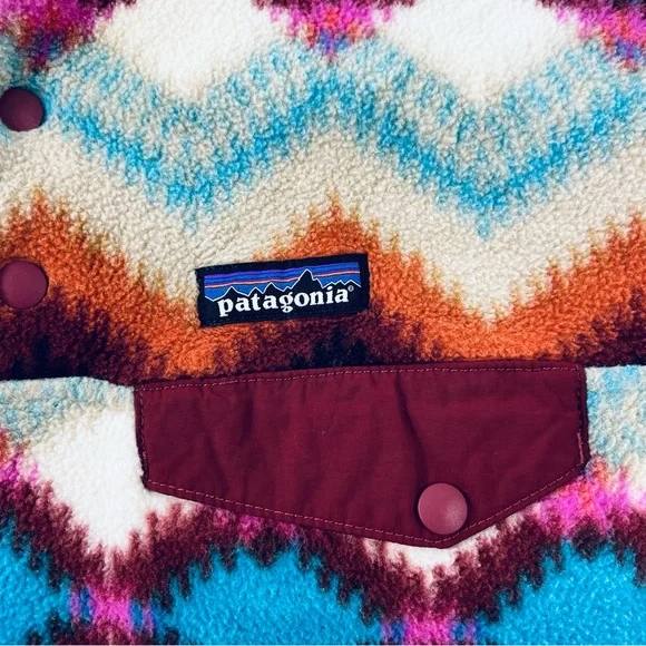 Patagonia Women's Lightweight Synchilla Snap-T Pullover Sz M - Picture 7 of 8
